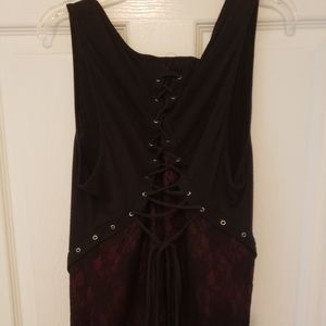 Midnight Hour lace Corset tank